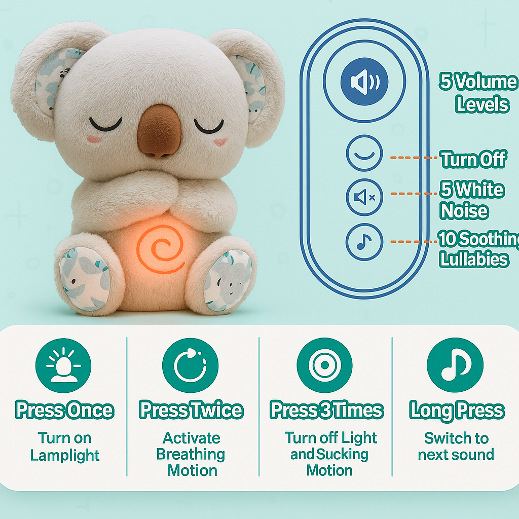 Breathing Koala plush