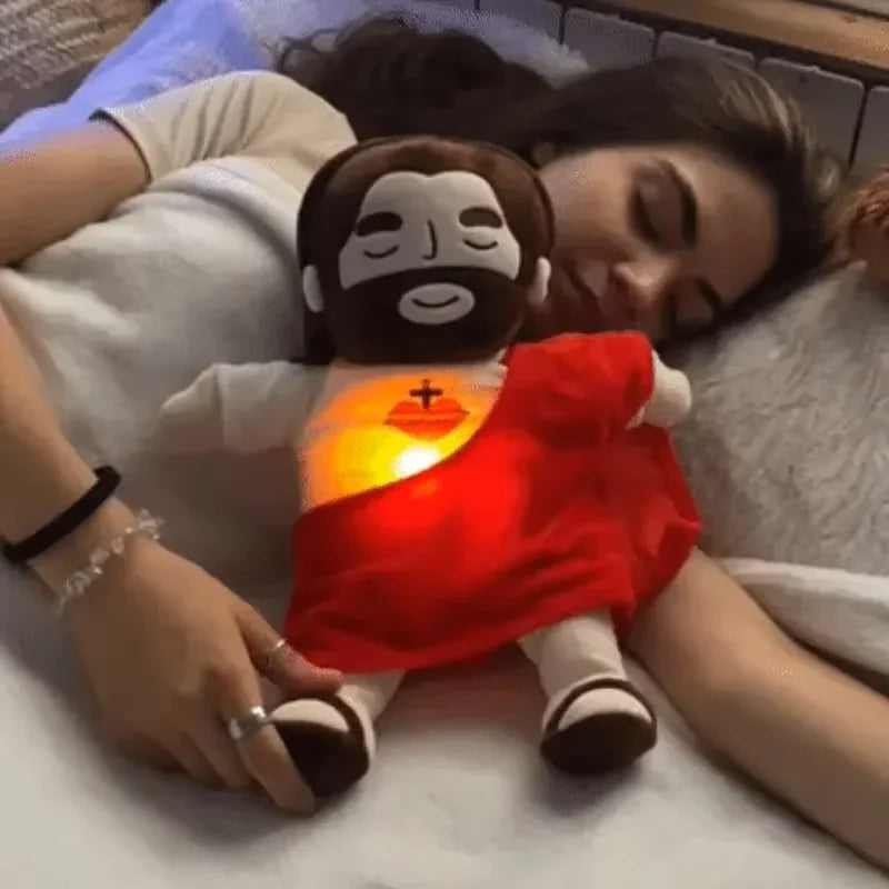 Breathing Jesus plush