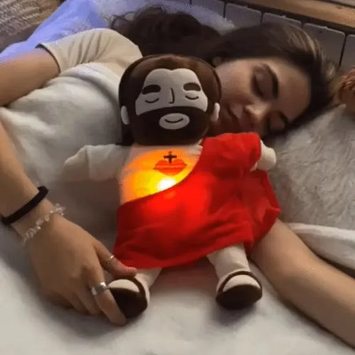Breathing Jesus plush