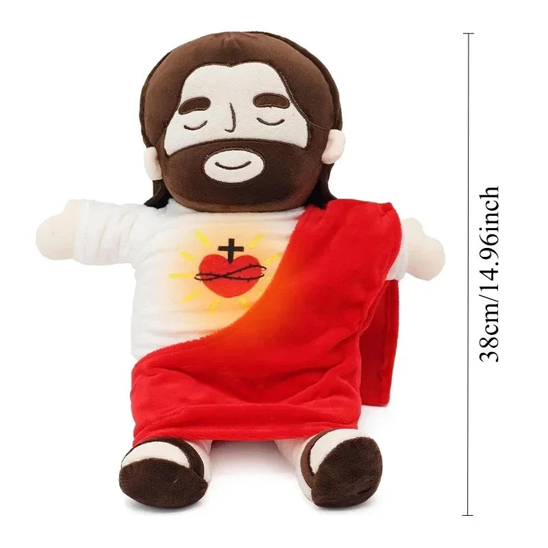 Breathing Jesus plush