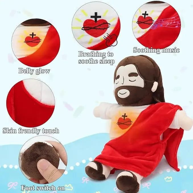 Breathing Jesus plush
